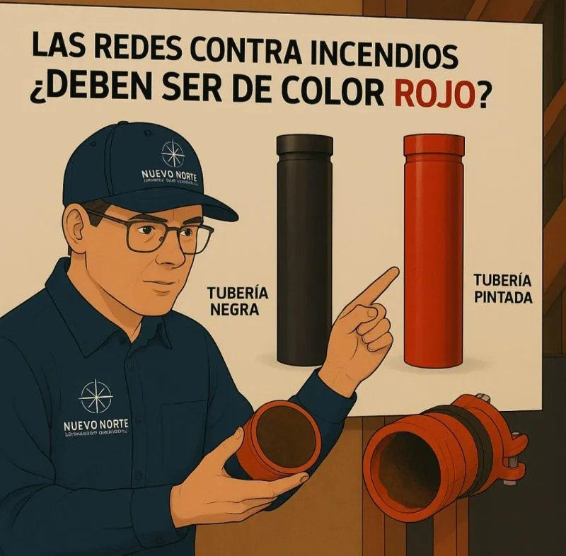 Colores de redes contra incendio