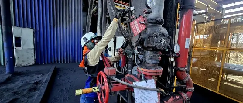 Tip técnico en solenoide de válvula de diluvio